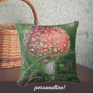 Agaricus-Pilz Kissen