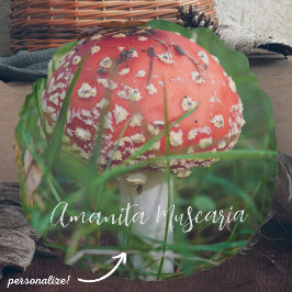 Agaricus-Pilz Rundes Kissen