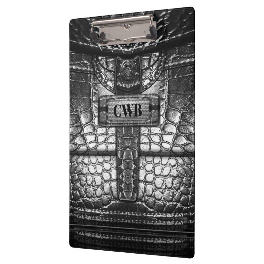 Agartarset Cool Retro Beautiful Monogram Klemmbrett (Links)