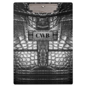 Agartarset Cool Retro Beautiful Monogram Klemmbrett (Vorderseite)