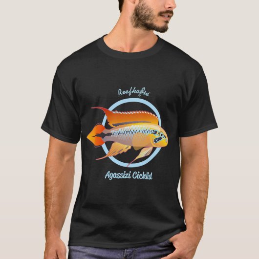 Agassizi-Buntbarsch T-Shirt (Vorderseite)