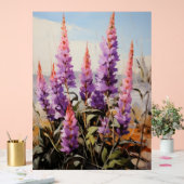 Agastache - Impasto Floral Acrylschild (Hochzeit)