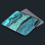 Agate Aquamarin Blue Gold Glitzer Marbella Aqua Laptopschutzhülle<br><div class="desc">Laptop-Sleeves mit Agate Aquamarin Blue Gold Glitzer Marmor Aqua Türkis Geode individualisierbares Geschenk - oder Fügen Sie Ihren Namen / Text - Machen Sie Ihre spezielle Laptop-Sleeve Geschenk! Ändern und verschieben oder entfernen / Text / Elemente hinzufügen mit Anpassungs-Tool ! Design von MIGNED ! Bitte schauen Sie sich meine anderen...</div>