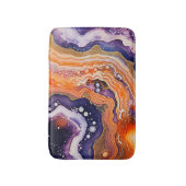 Agate Art Bath Mat Badematte (Vorderseite Vertikal)