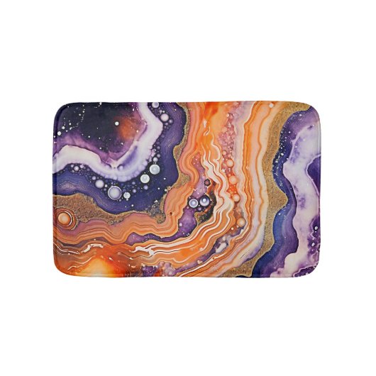 Agate Art Bath Mat Badematte (Vorderseite)