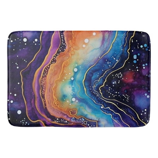 Agate Art Bath Mat Badematte (Vorderseite)