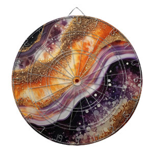 Agate Art Dartboard Dartscheibe