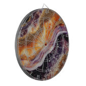 Agate Art Dartboard Dartscheibe (Vorderseite Links)