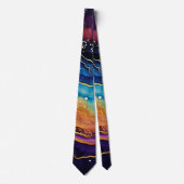 Agate Art Neck Tie Krawatte (Vorderseite)