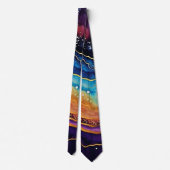 Agate Art Neck Tie Krawatte (Rückseite)