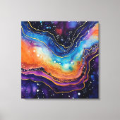 Agate Art Stretched Leinwand (Vorderseite)