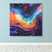Agate Art Stretched Leinwand (Insitu (Holzboden))