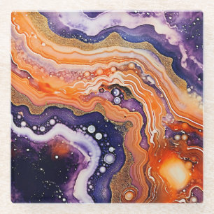 Agate Art Untersetzer