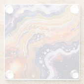 Agate Art Untersetzer (Rückseite)