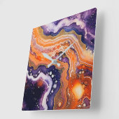 Agate Art Wall Uhr (Winkel)