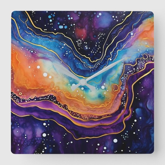 Agate Art Wall Uhr (Vorderseite)