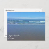 Agate Beach, Oregon Postkarte (Vorne/Hinten)