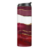 Agate bordeaux und or thermosbecher (Nach links gedreht)