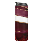 Agate bordeaux und or thermosbecher (Nach rechts gedreht)