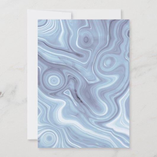 Agate Collection Omphalodes Blue Einladung (Rückseite)