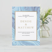 Agate Collection Omphalodes Blue Einladung (Stehend Vorderseite)