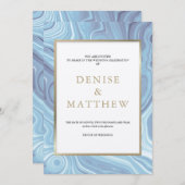 Agate Collection Omphalodes Blue Einladung (Vorne/Hinten)