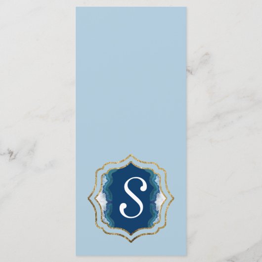 Agate Elegant Hübsch Blue Aquamarin Geode Programm (Rückseite)