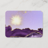 *~* Agate Energy Ball of Light Lila Visitenkarte (Vorderseite)