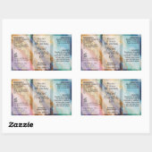 Agate Flaschenetikett 4oz oder Ölabscheider Rechteckiger Aufkleber (Blatt)