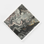 Agate Fluid Marble Serviette (Ecke)