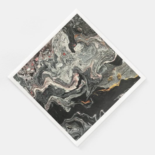 Agate Fluid Marble Serviette (Ecke)