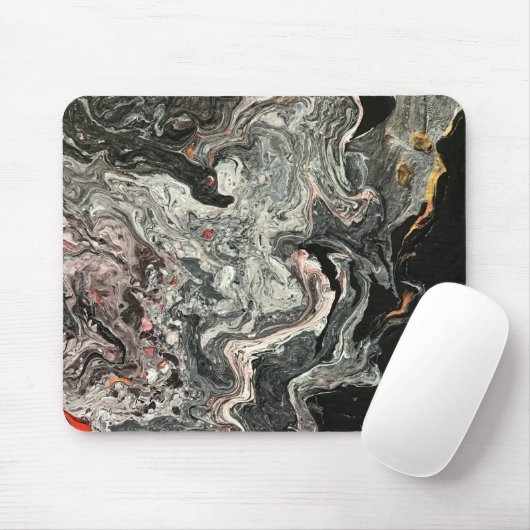 Agate Fluid-Marmor Mousepad (Mit Mouse)
