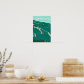 Agate Fossil Beds Nationales Denkmal Vintag Poster (Küche)
