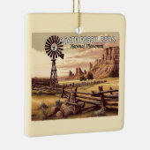 Agate Fossil Beds Nationales Denkmal Weihnachten Keramikornament (Rechts)