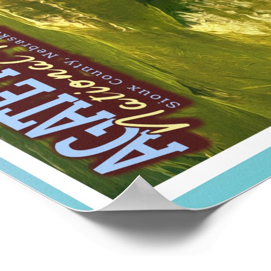 AGATE FOSSIL BETTEN NATIONAL MONUMENT - NEBRASKA U POSTER (Ecke)