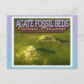 AGATE FOSSIL BETTEN NATIONAL MONUMENT - NEBRASKA U POSTKARTE (Vorderseite)