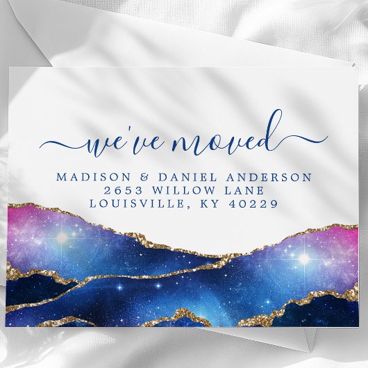 Agate Galaxy Celestial Stars Moving Ankündigung