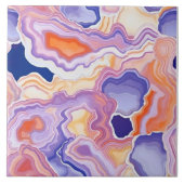 Agate Geode Endless Pattern Fliese (Vorderseite)