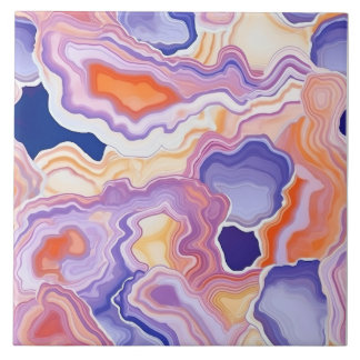 Agate Geode Endless Pattern Fliese