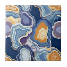 Agate Geode Endless Pattern