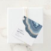 Agate Geode Glitzer Vielen Dank Dusty Blue ID647 Geschenkanhänger (Beispiel)