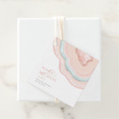 Agate Geode Glitzer Vielen Dank Rose Gold ID647 Geschenkanhänger (Beispiel)