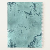 Agate Geode Glitzer Wedding Pläne Aquamarin ID647 Planer (Rückseite)