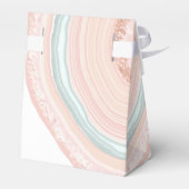 Agate Geode Glitzer Wedding Rose Gold ID647 Geschenkschachtel (Rückseite)