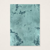 Agate Geode Glitzer Wedding Website Aquamarin ID64 (Rückseite)