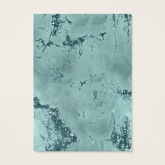 Agate Geode Glitzer Wedding Website Aquamarin ID64 (Rückseite)