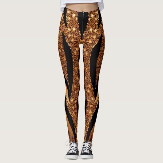 Agate glitter leggings (Vorderseite)