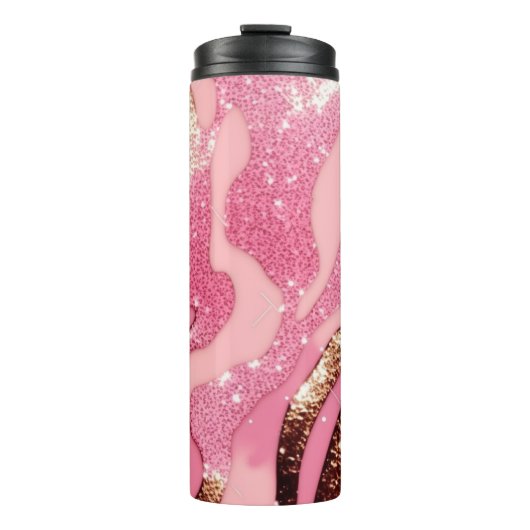 Agate Glitzer Animal Tumbler 20oz Thermosbecher (Vorderseite)