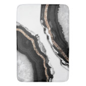 Agate Glitzer Glam #2 #gem Badematte (Vorderseite Vertikal)
