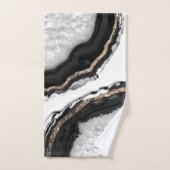 Agate Glitzer Glam #2 #gem Badhandtuch Set (Handtuch)